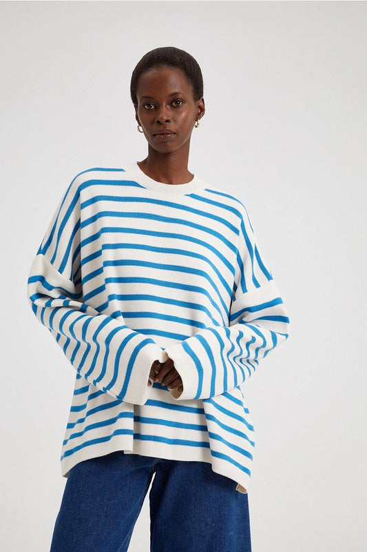 'Nantucket' - Striped Knit Sweater