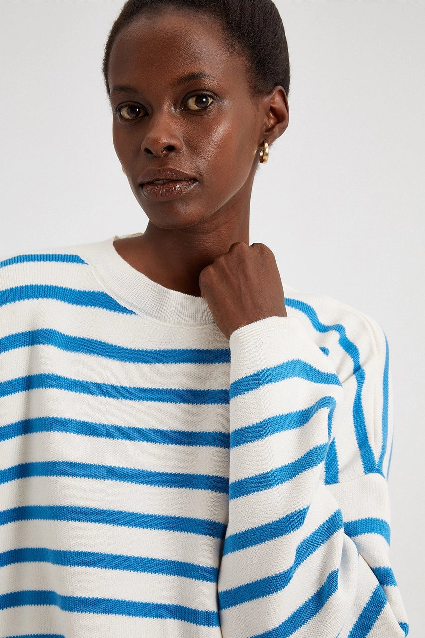 'Nantucket' - Striped Knit Sweater