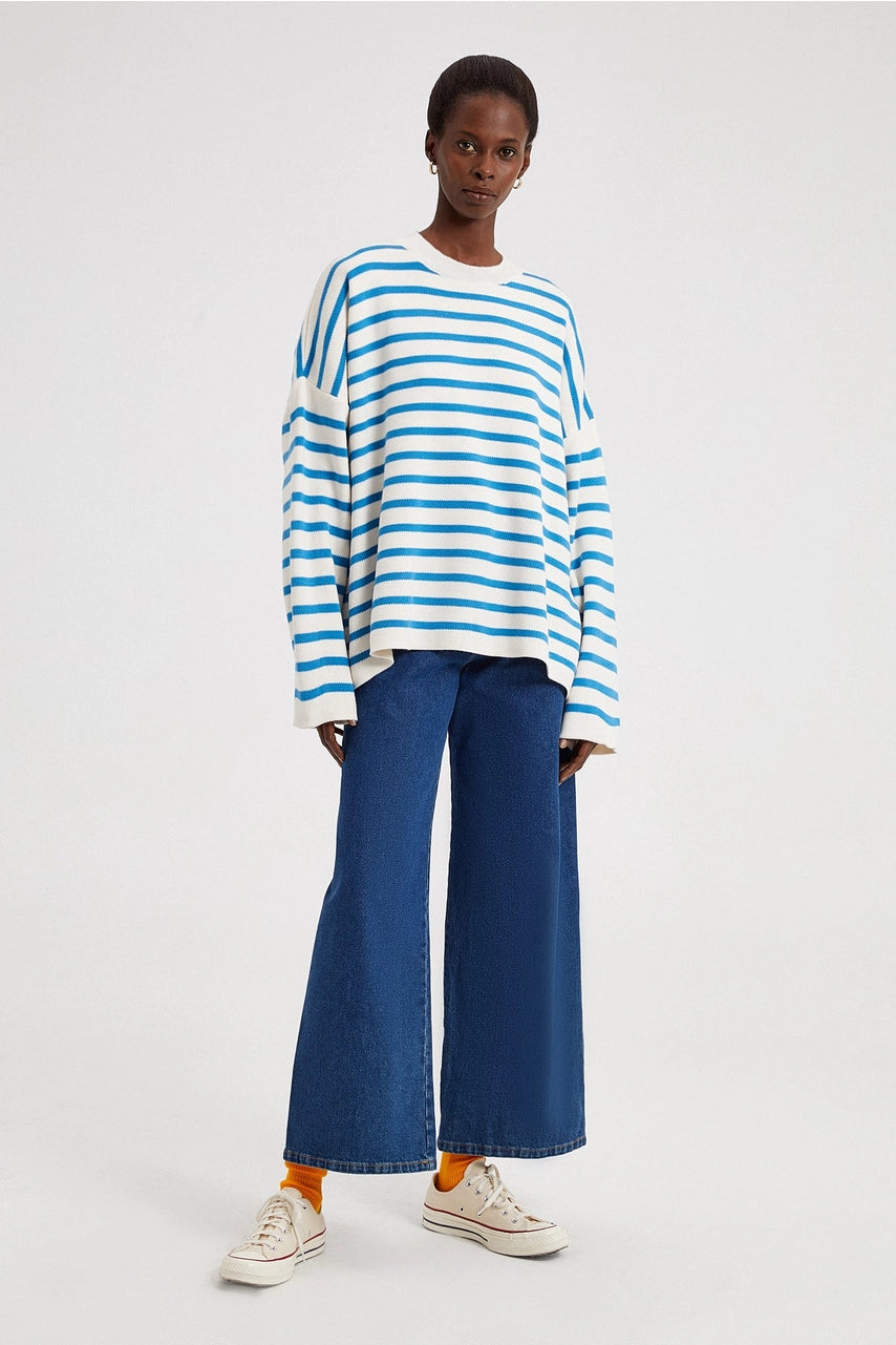 'Nantucket' - Striped Knit Sweater