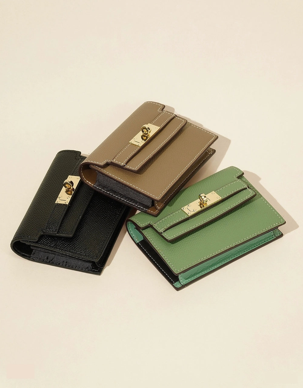 'Kelly' - Genuine Leather Buckle Wallet