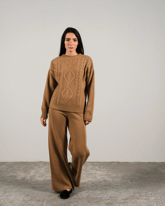 'Valencia' - Italian Cashmere Mix Knit Pants